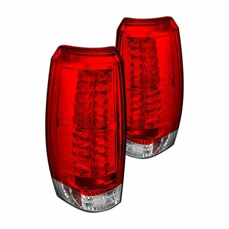 LAPTOPDIGITALME LED Tail Lights for 2007-2013 Chevy Avalanche - Red Clear LA3877254